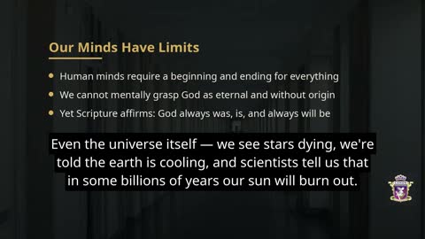 Lesson image from Theology Proper